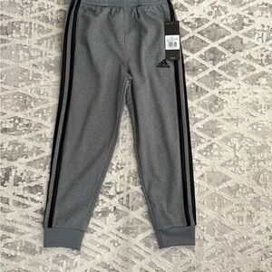 Adidas Kids Gray Track Pants size 6 NWT